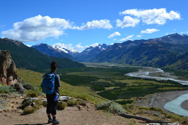 Hiking up to Fitz Roy