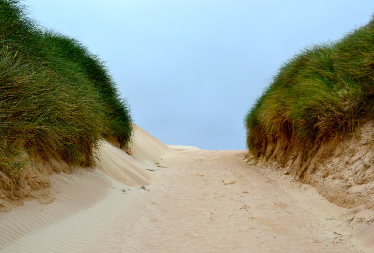 Beach sand...one of The Wind's weapons.