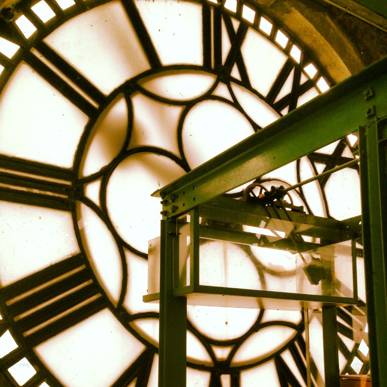 Time. Taken from inside a clock tower in Montreal.