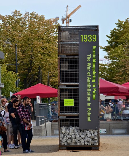 What greets you as you exit the subway.