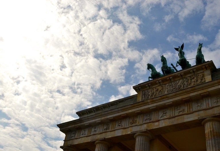 Top of the Brandenburger Gate.