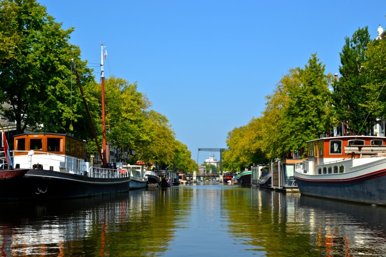 Cruising the canals.