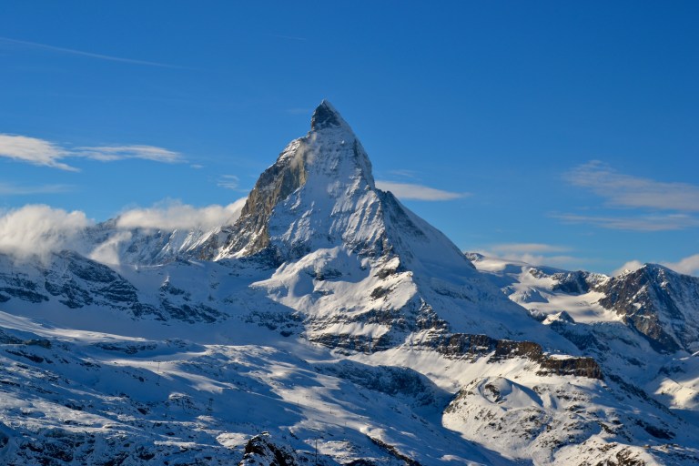 The Matterhorn from Gornergrat in Zermatt, Switzerland. Ohemgee.