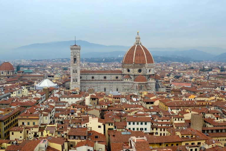 Pretty sure my new ordained status would not allow me to perform weddings here. Florence Cathedral, Italy.