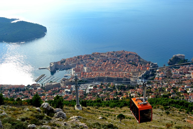 Cable car to Mount Srd, Dubrovnik, Croatia