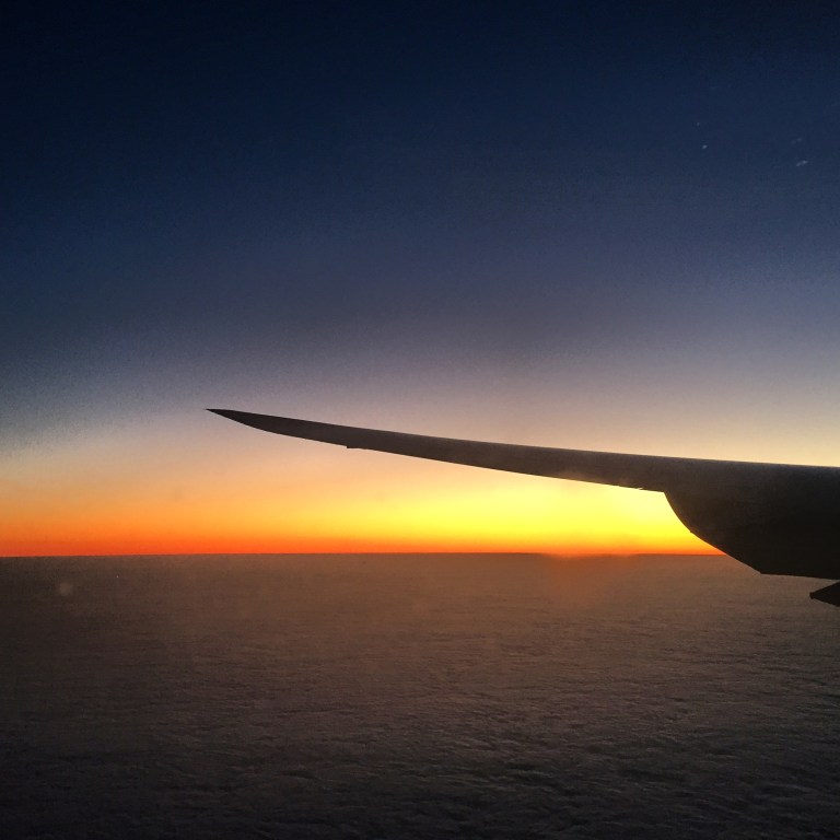 Flight from Chicago to Frankfurt this morning