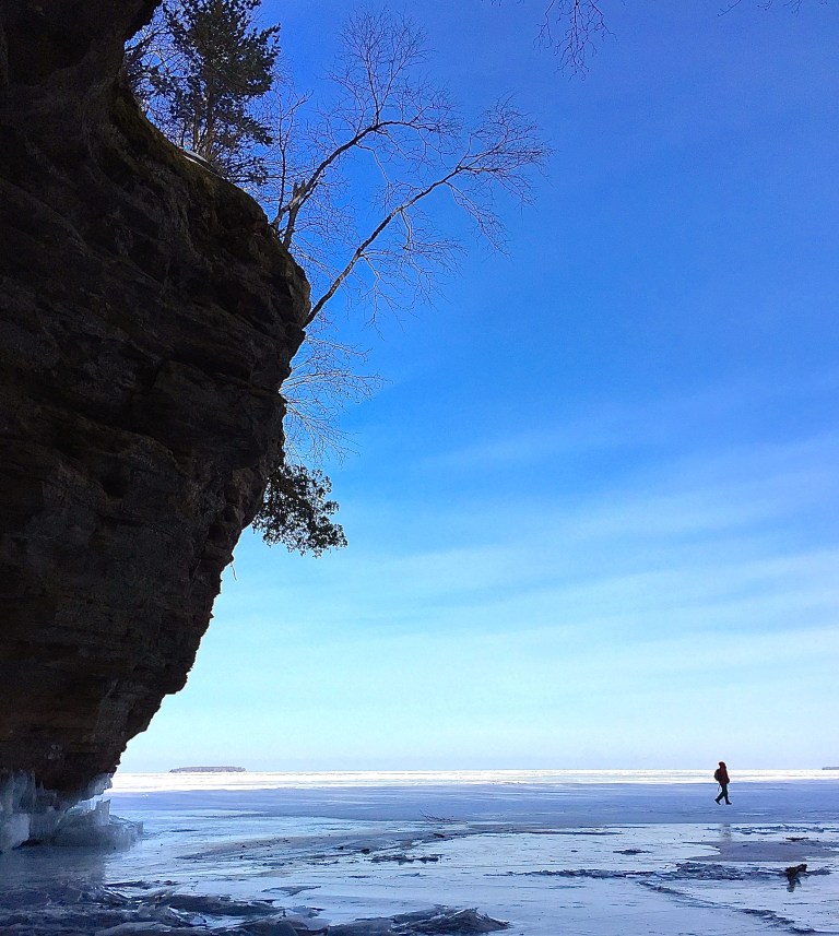 Lake Superior Ice Cave Walker