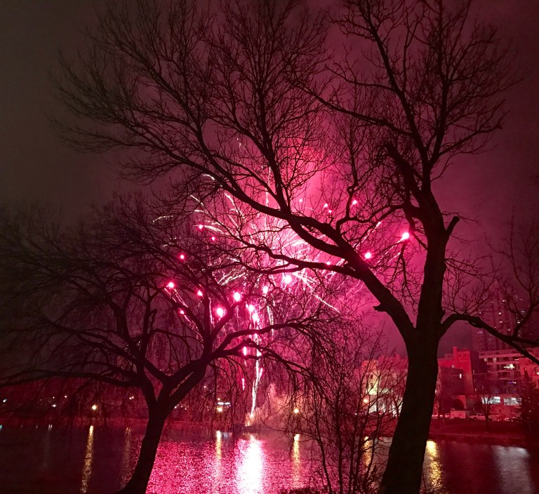 Holidazzle Fireworks, Minneapolis, Minnesota